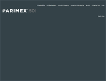 Tablet Screenshot of parimex.com